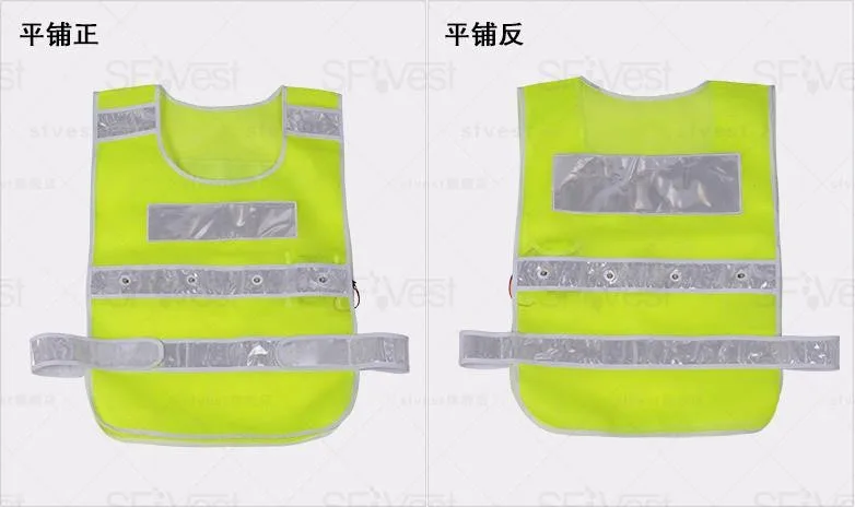 SFvest Hi vis светодиодные жилет безопасности с светодиодные лампы светоотражающий жилет безопасности СИД жилет Бег жилет Бесплатная доставка