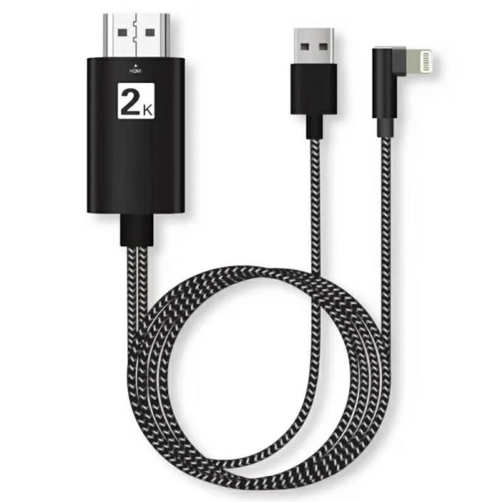 Для Lightning/HDMI адаптер USB кабель HDMI 1080P Аудио адаптер смарт-конвертер кабель для iPhone X 8 7 6 5 HDTV кабели