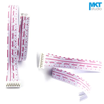 

100Pcs 40cm Single PH2.0 Header AWG26 Red White Wire Cable 8P 9P 10P