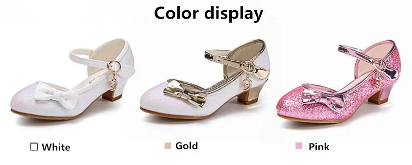 Girls high-heeled shoes-12