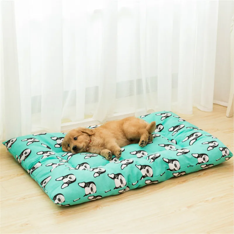 Зимнее одеяло для домашних животных милые коврики для сна с принтом корзина для щенков подушка для кровати для больших средних и маленьких собак и кошек складная подушка для домашних животных Cama Perro