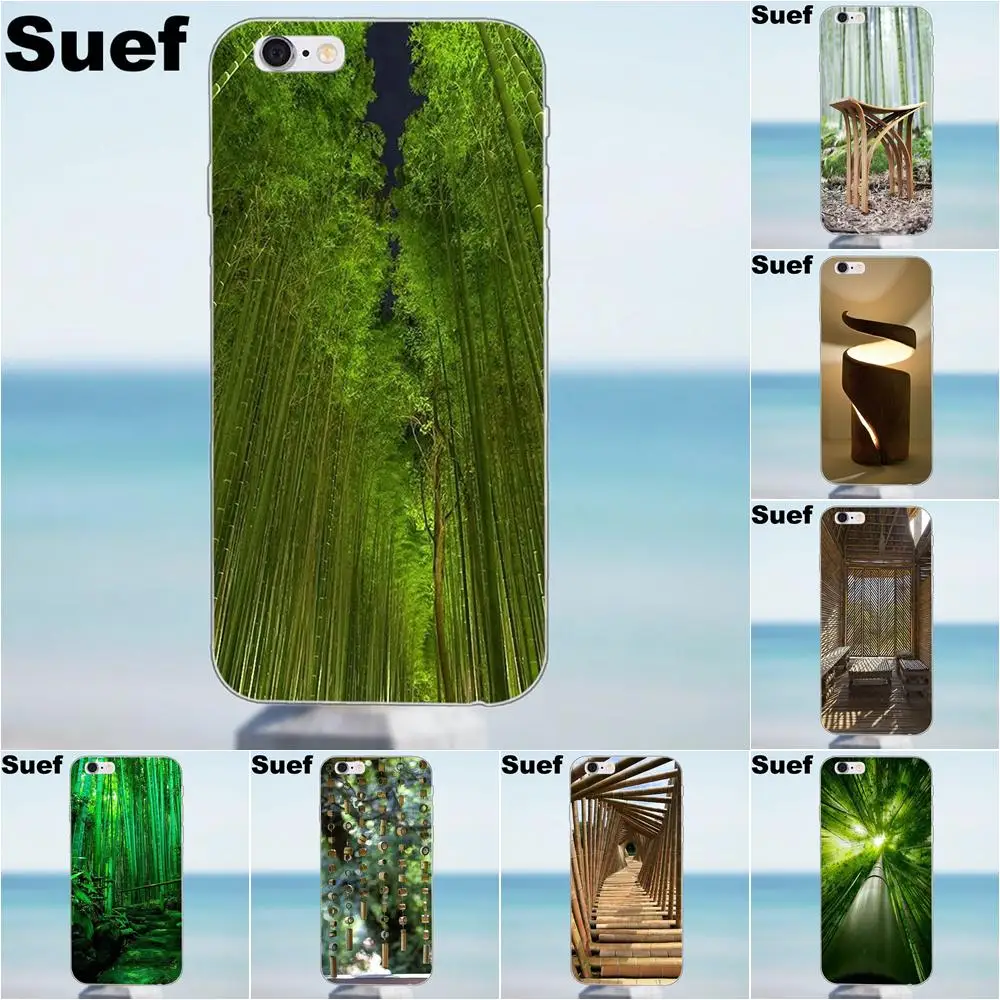 TPU Cases Cover For iPhone X 4 4S 5 5S 5C SE 6 6S 7 8 Plus Galaxy J1 J3 J5 J7 A3 A5 2016 2017 Bamboo Dog Butterfly Flower Plant | Мобильные