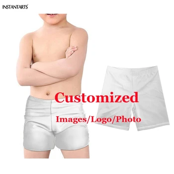 

INSTANTARTS Summer Swim Trunks for Kids Boys 2019 Customized Images Print Children Swimming Suits Bathing Sports Swimwear Shorts