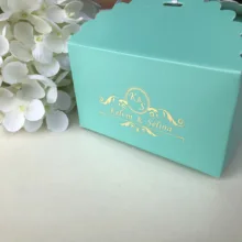 Vintage Ángel boda calabaza carro lámina oro sellos personalizados boda día favor caja etiquetas personalizado rectangular pegatinas