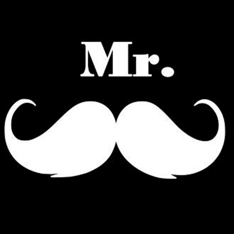 15x9 3cm mr beard funny vinyl decal car sticker car styling