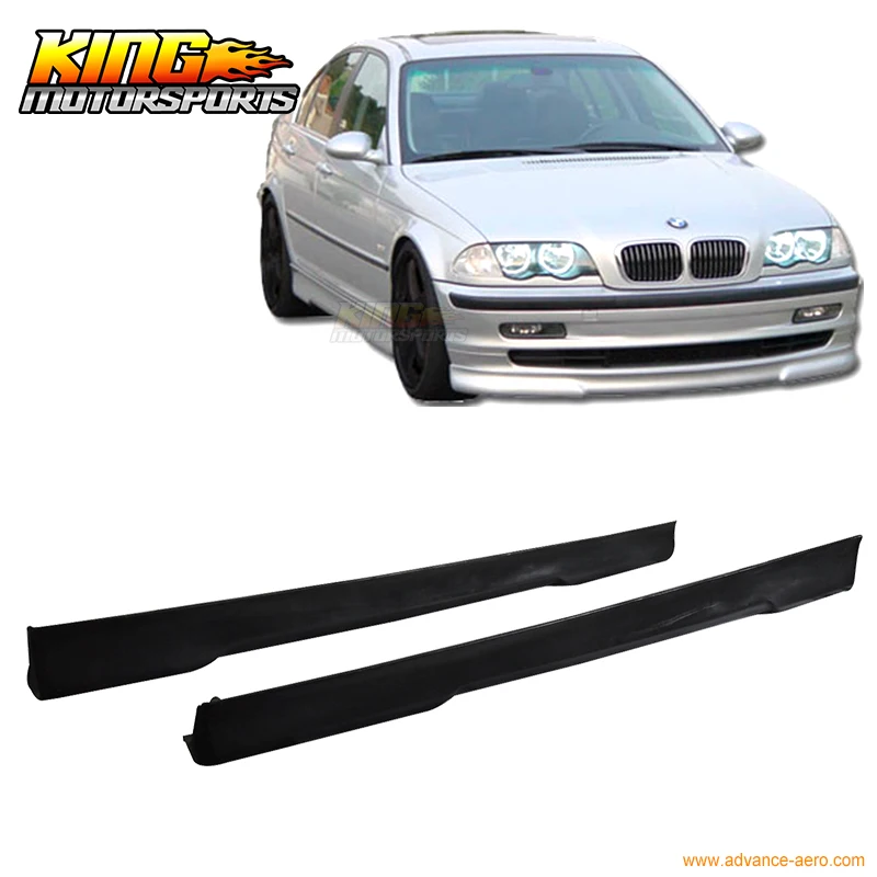 Past 99 00-04 BMW E46 4Dr Sedan 330I 320I H-Stijl PU Urethaan Side Rok Bodykit 2 stuks Past 99 00-04 BMW E46 4Dr Sedan 330I 320I H-Stijl PU Urethaan Side Rok Bodykit 2 stuks