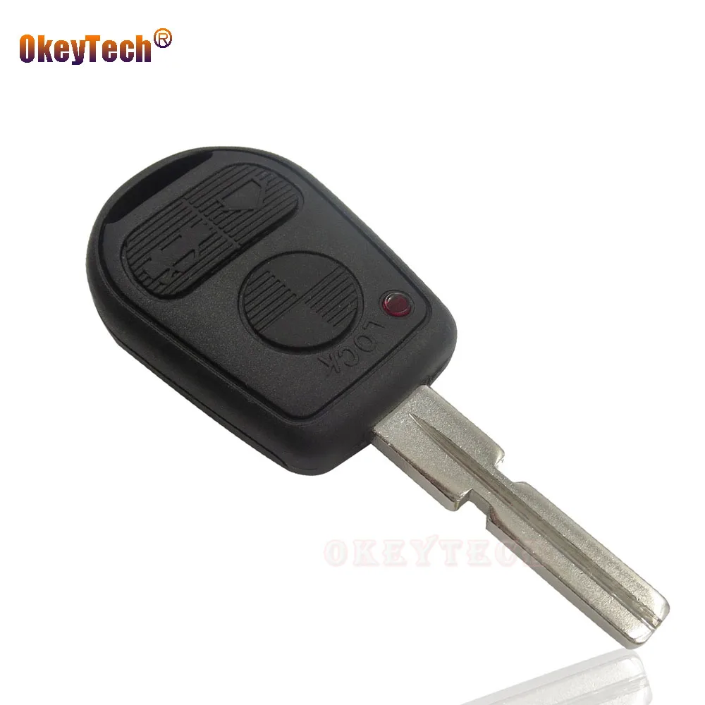 OkeyTech новый 3 кнопки Uncut Blade удаленный сменный корпус ключа чехол для BMW E31 E32 E34 E36 E38