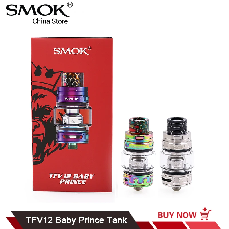 

Original SMOK TFV12 Baby Prince Tank V8 Baby-T12 Baby Mesh Coil Electronic Cigarette Atomizer 510 Thread TFV12 Baby Prince