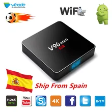 Vmade V96 Mini H3 7,1 Android tv Box Allwinner H3 2 Гб ram 16 Гб H.265 tv BOX Android телеприставка HD 4 K медиаплеер 2 ГБ+ 16 Гб