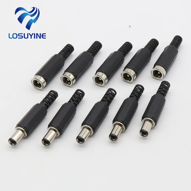 Switch Electronics - Confezione Da 5 Spine Di Alimentazione CC Maschio 1,3mm X 3,5mm Per Computer Portatile - 3