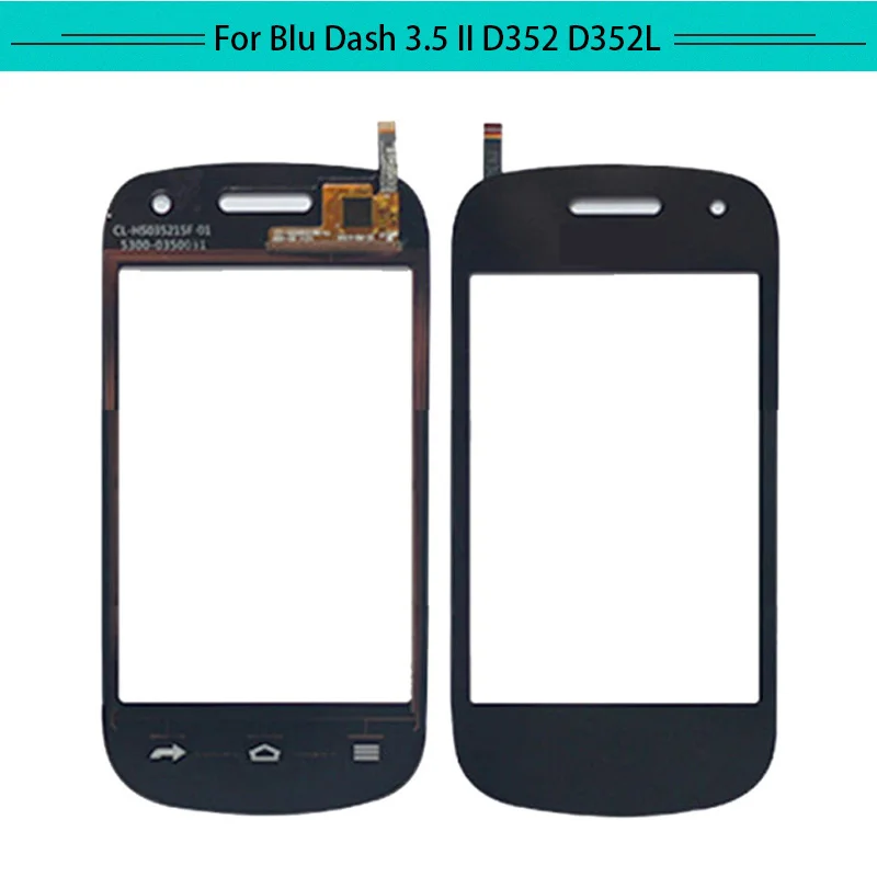Протестировано 5 шт./лот для BLU Dash 3.5II D352 сенсорный экран стекло дигитайзер