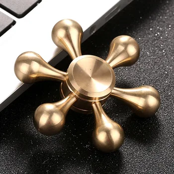 Tri-Spinner Fidget Toy EDC metal Hand Spinner For Autism and ADHD Anxiety Stress Relief Focus Toys