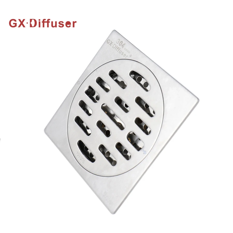 

Floor Drain Bathroom Grate Stainless Steel SUS304 Square Linear Shower Stainer Cover Drainer