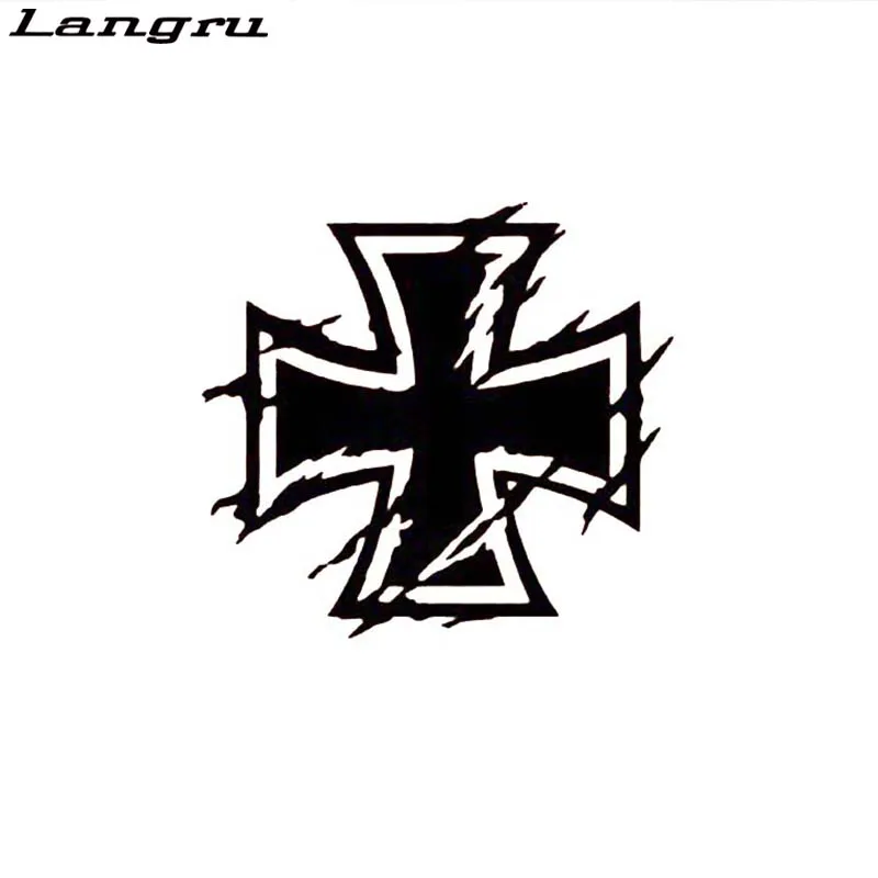 

Langru Bumper Sticker Iron Cross Iron Cross Car Sticker Vinyl Decals Gothic Skull Accessories Decorative Jdm