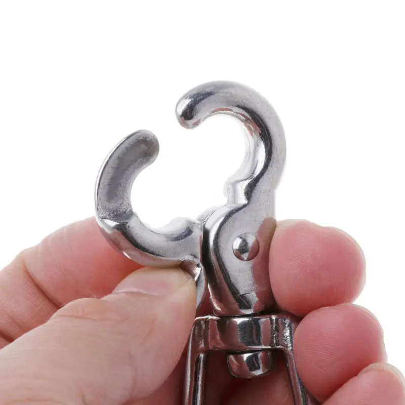 Carabiner clips key chain clip keychain carabiner 316 stainless steel webbing bag trigger swivel lobster clasps clips snap hooks weave paracord lanyard buckles
