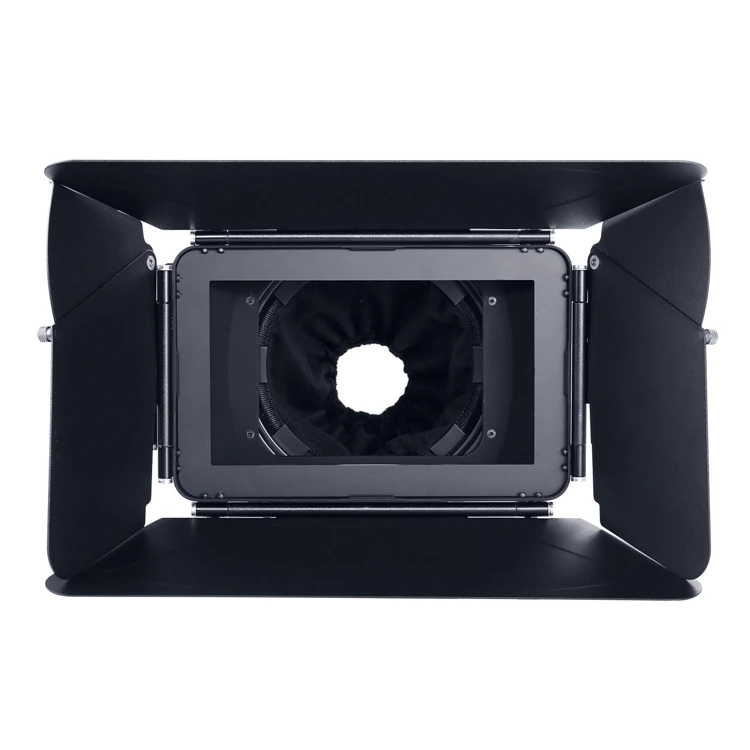 Алюминий Матовая коробка комплект с 4 флаги для 15 мм для рельсовой системы Подвеса для фоллоу-фокуса Системы для Canon 1D3 D90 600D для Nikon