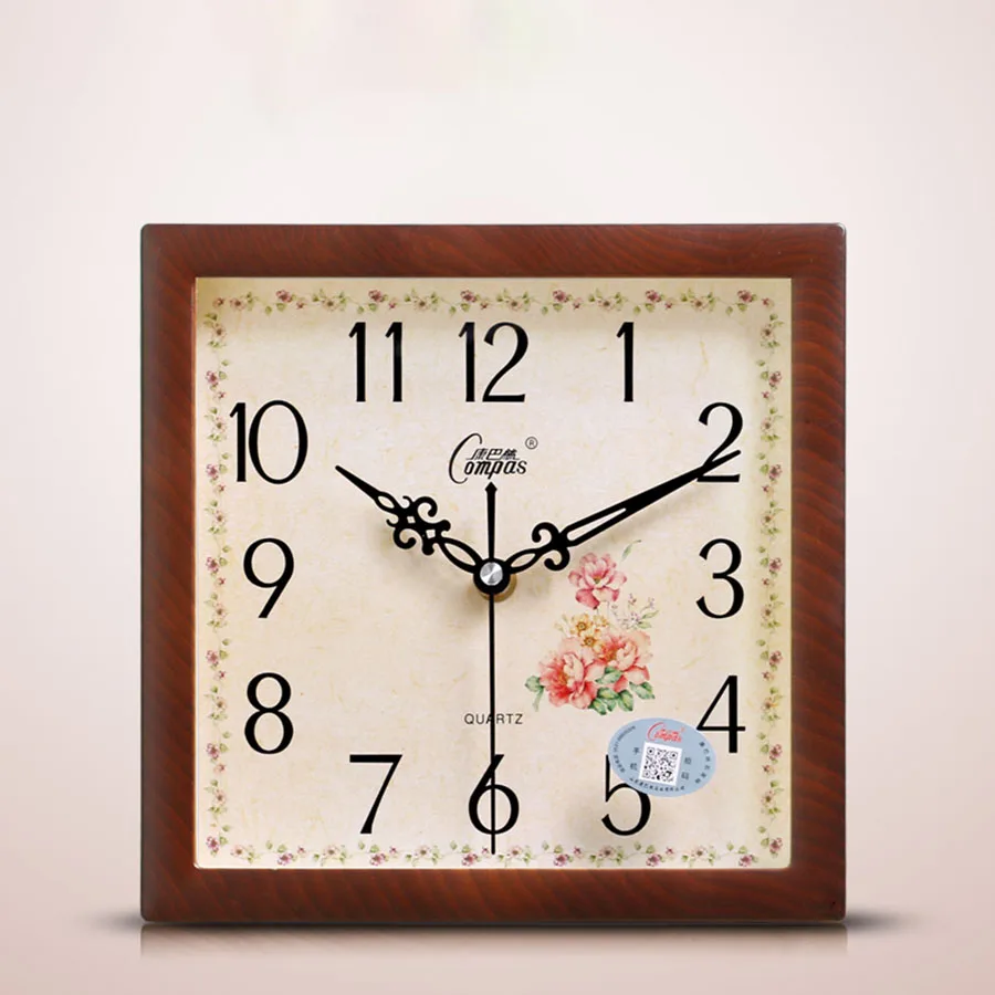 

Square Wall Clock Modern Design Wooden Wall Watch Mechanism Pow Patrol Digital Secret Hiding Relogio Parede Gift Ideas WZH691