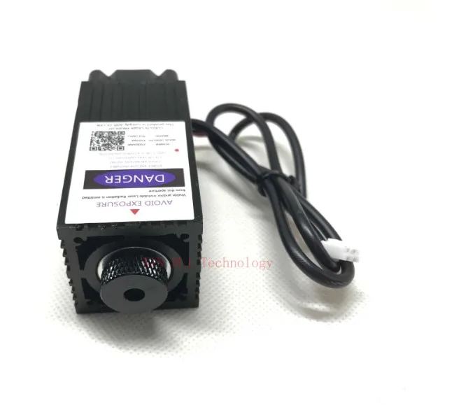 

2500mw 450NM focusing blue purple laser module engraving,2.5w laser tube diode hx2.54 2p port+protective googles