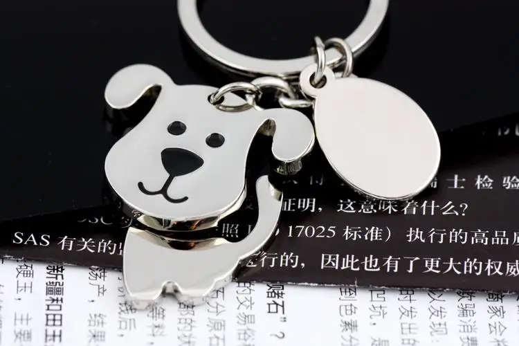 Креативный брелок для собак Забавный подарок приятные движущиеся милые аксессуары брелок для ключей держатель