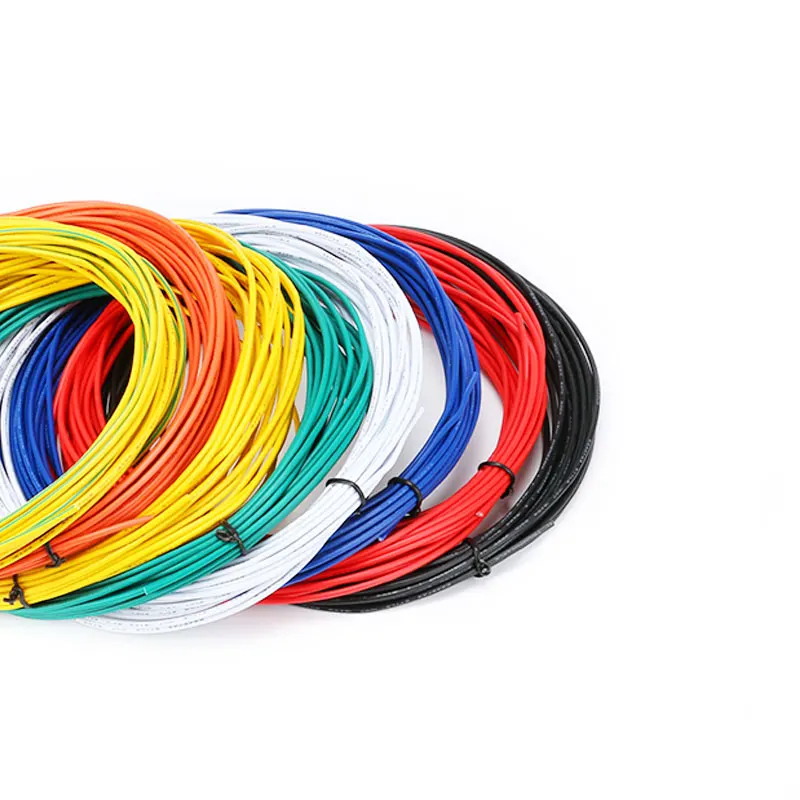 1pin Flexible Stranded 10 metres UL Wire 18 Gauge AWG 8 Colors Kit PVC Wires Electric cableLED cabl