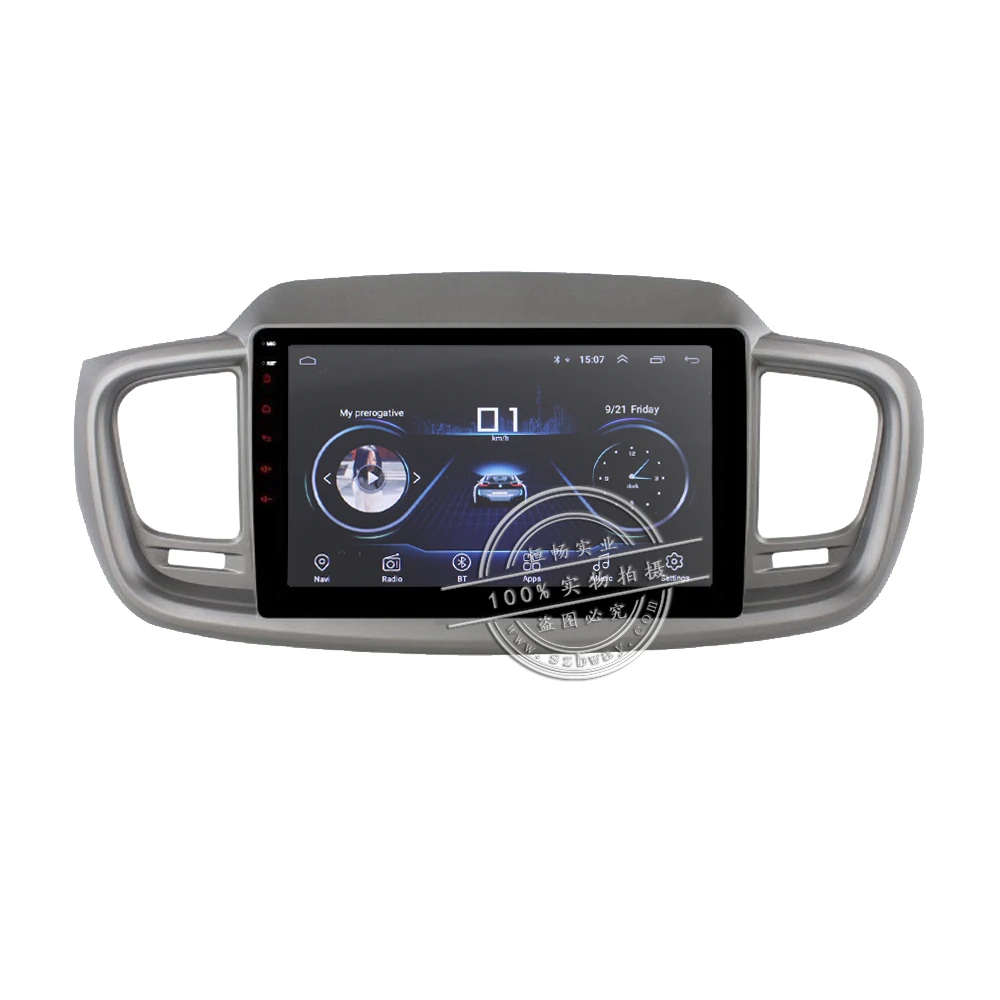Best HACTIVOL 10.1" 1024*600 Quadcore android 8.1 car radio gps navi for KIA Sorento 2015-2017 car DVD player with 1G RAM 16G ROM 13