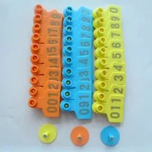 Бирка на Свиное ухо животноводческий разметчик, ярлык этикетка 001-100 номерной знак