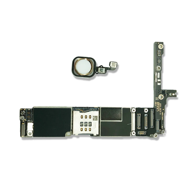 16 ГБ, 64 ГБ, 128 ГБ, оригинальная материнская плата для iPhone 6 Plus, 5,5 дюймов, с отпечатком пальца, с сенсорным ID, разблокировка, логическая плата iOS