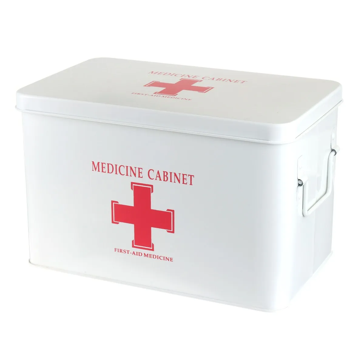 

NEW Safurance Metal Medicine Cabinet Multi-layered Family Box First Aid Storage Box Storage Medical Gathering Emergency Kits