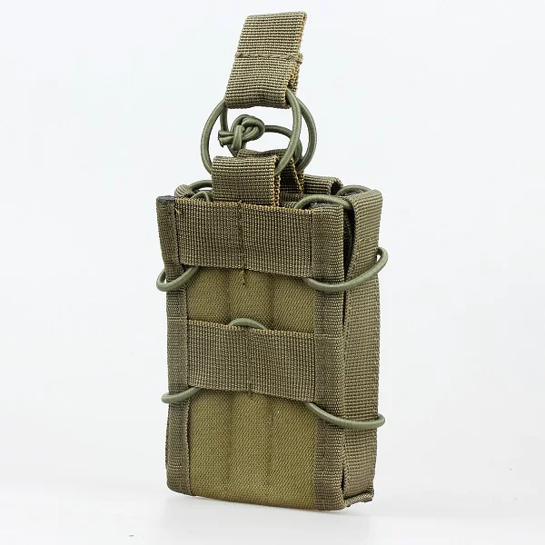 Vapanda нейлон подсумок зеленый Molle сумка один пистолет AK M4 M14 Военная быстро тактические подсумок - Цвет: green