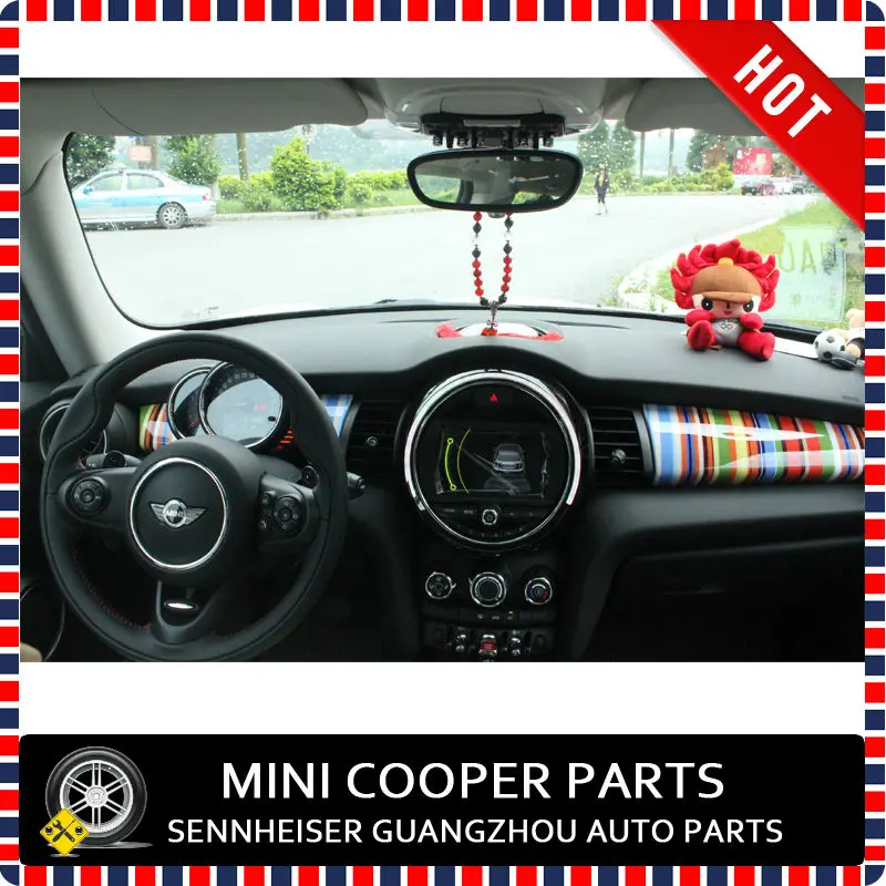 Новое поступление Mini Cooper ABS Пластик УФ-защитой lhd& rhd приборной панели крышки Радуга Цвет Стиль для Mini Cooper F56(2 шт./компл