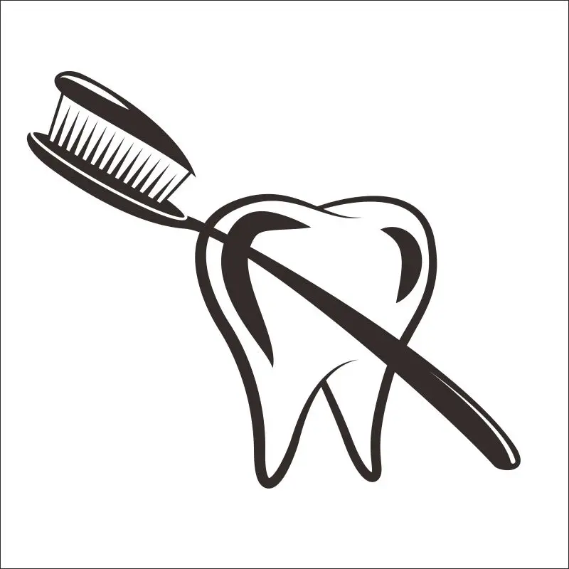 Стоматологическая Wall Vinyl Decal Smiling Happy Tooth Bathroom Dentist Dental Office Cabinet 232 Pegatina diente