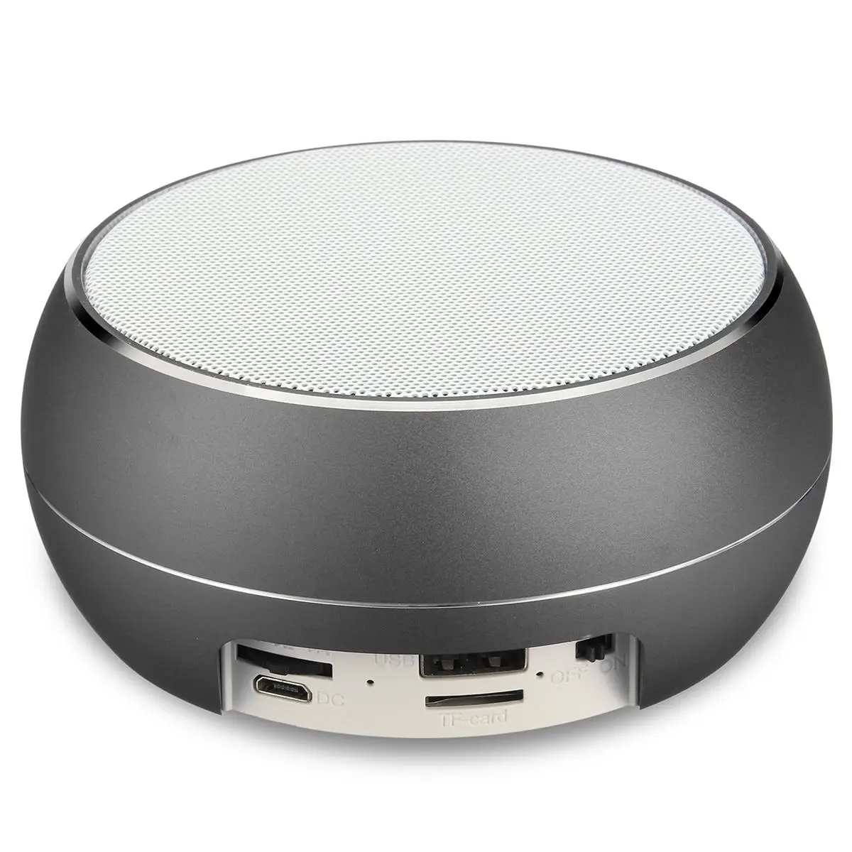 Мини Портативный Супер Бас Металл 4,0 беспроводной bluetooth динамик с tf-картой MP3 музыка громкоговоритель для смартфона планшета - Цвет: Синий