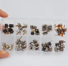 50pcs 4 Wire 2 Phase dc micro stepper motor 10 Types 5pcs each Miniature stepper motor Assorted with box