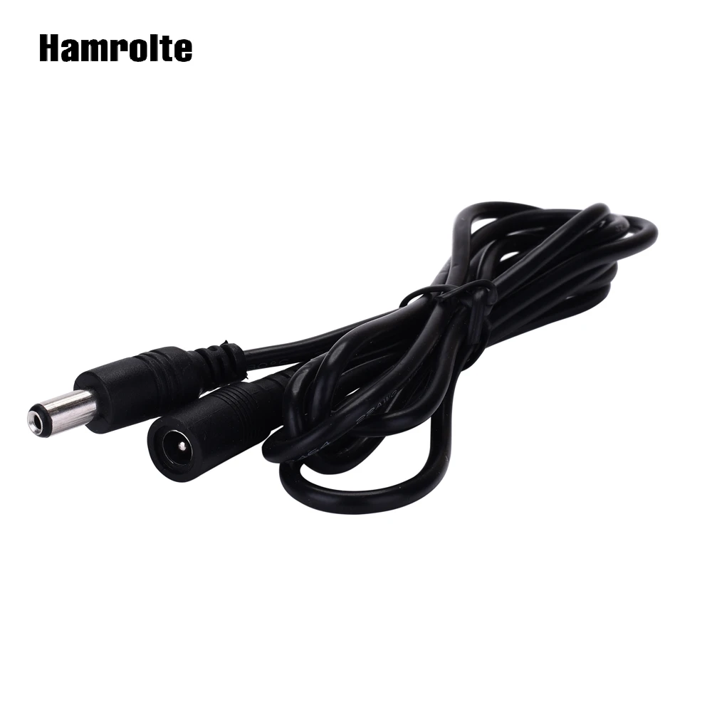 Hamrolte 2.1x5.5mm DC12V Power Extension Cable For Security Camera