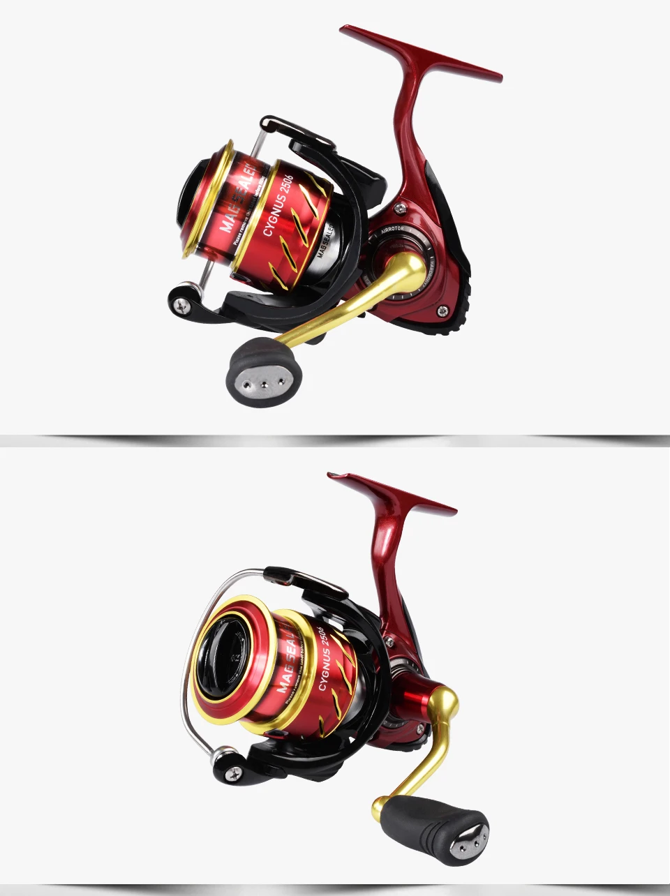 Оригинальные рыболовные катушки DAIWA CYGNUS 2506, спиннинговая катушка, Передаточное отношение 4,8: 1, Максимальное сопротивление 3 кг 4+ 1BB, металлический корпус carretilha de pesca