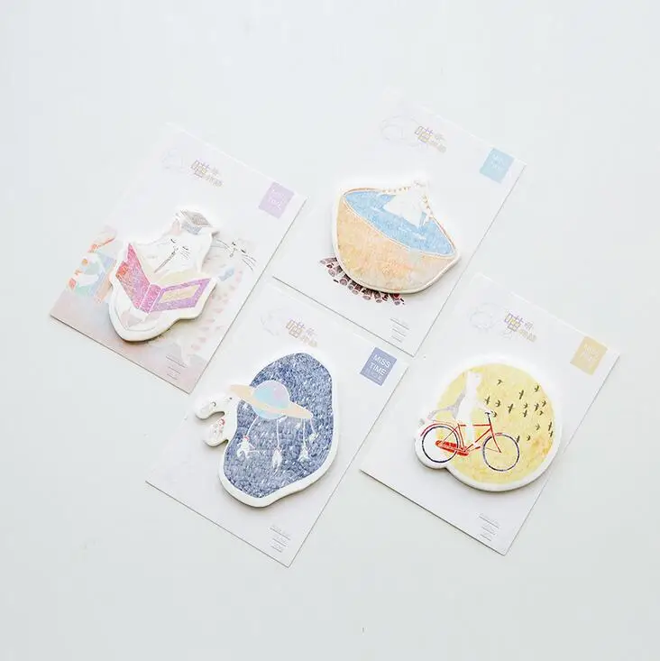 

Meow Cat Freedom Life Memo Pad N Times Notepad Sticky Notes Memo Gift Stationery Retail