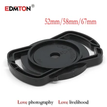 Camera Lens Cap keeper 52mm 58mm 67mm Universal Lens Cap Camera Buckle Lens Cap Holder Keeper Free shipping