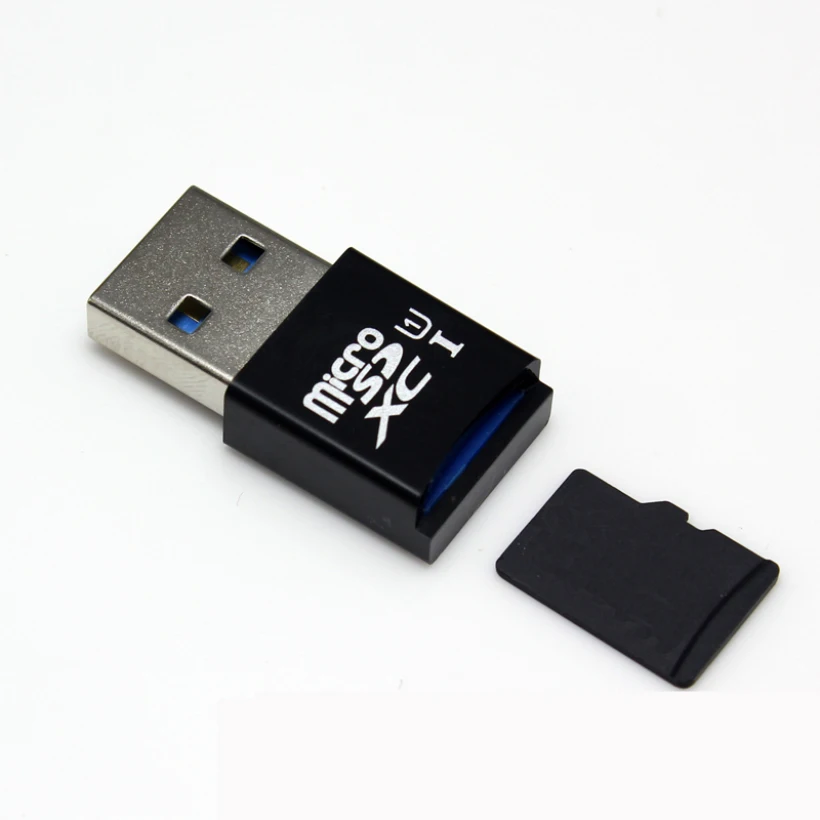 Расширенный черный мини-кард-ридер 5 Гбит/с супер скорость USB 3,0 Micro SD/SDXC TF кард-ридер адаптер Высокое качество кард-ридер L0401