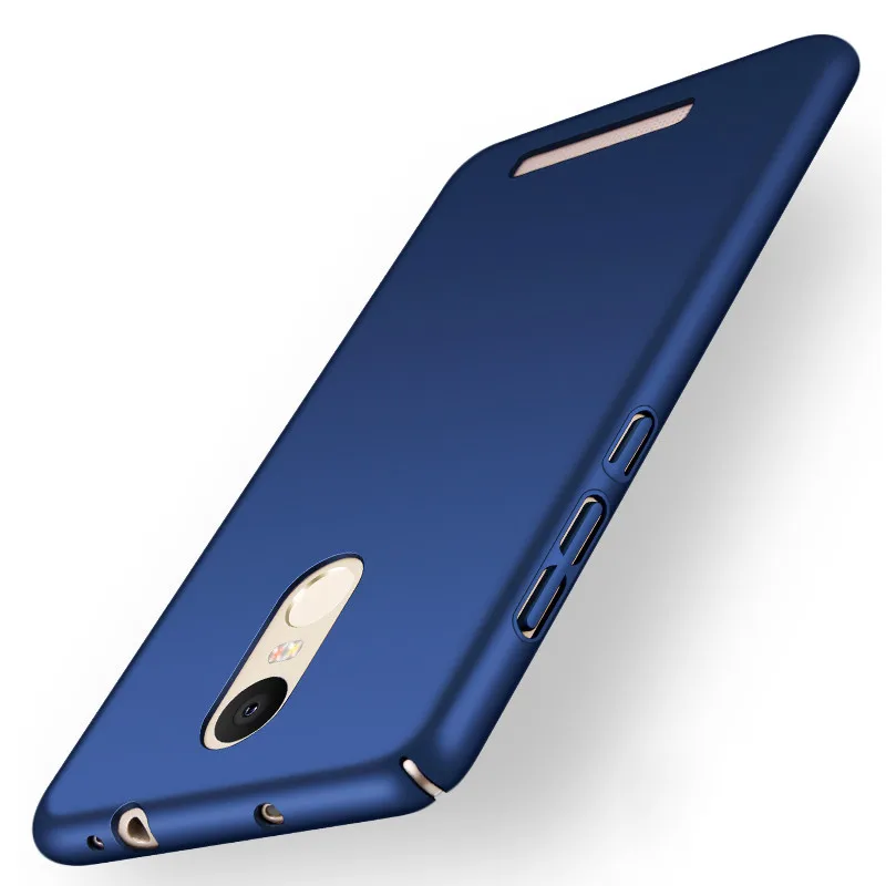 Роскошный Матовый Жесткий PC полный корпус чехол для телефона для Xiaomi Redmi NOTE 3 Pro SE специальное издание Prime 152 мм крышка глобальной версии чехол s - Цвет: Blue