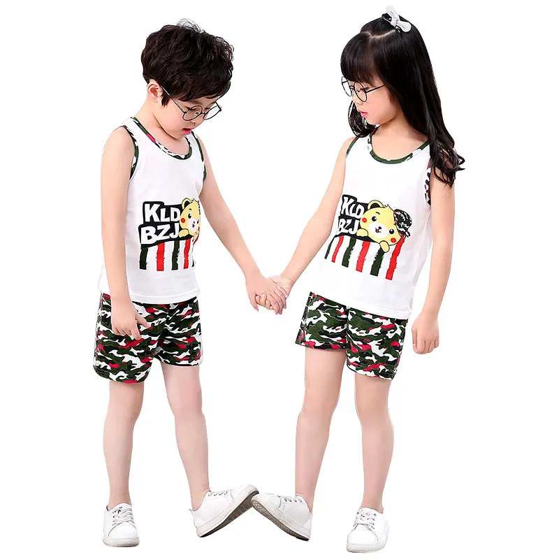 Baby Boys 3D Cartoon Shark Letters Printed Vest T Shirt Tank Top+Shorts Pants Summer Beach Outfits Set
