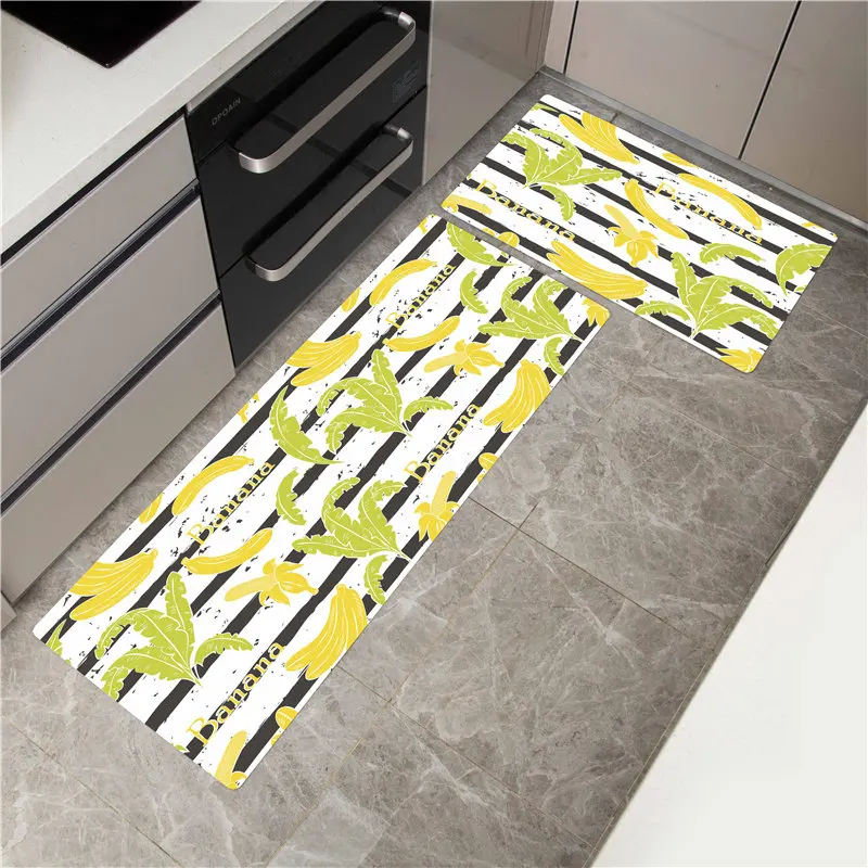 Plant Kitchen Accessories Mat Rug Welcome Carpet Fruit Soft