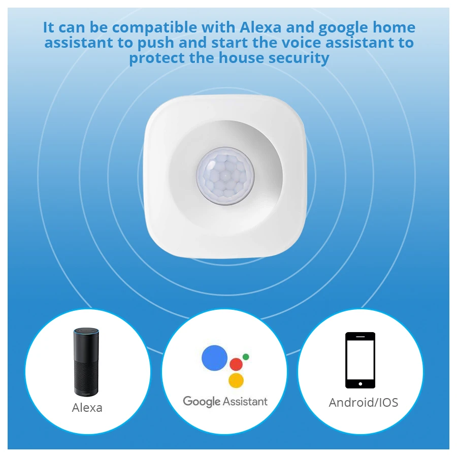 motion sensor works with google home