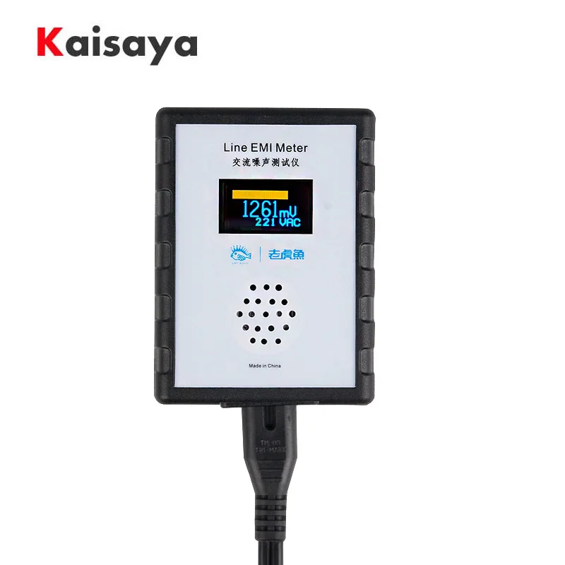 

OLED Digital Display Mains Noise Tester EMI Measuring Instrument Broadband AC Power Supply Ripple Analyzer line EMI meter E1-002