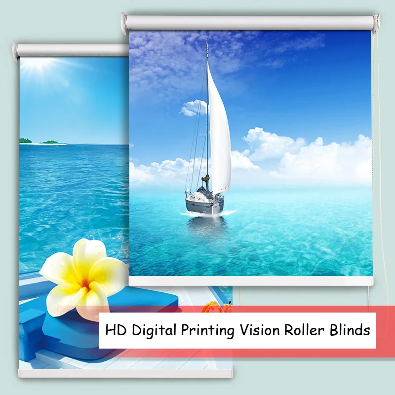 Hd Stampa Digitale Di Visione Tende A Rullo Fai Da Te Su Misura Completa Ombreggiatura Mezza Shading Tessuto Scenario Naturale Serie Rullo Sfumature Veneziane Persiane E Tapparelle Aliexpress