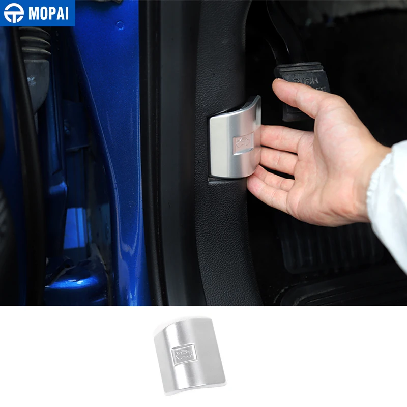 

MOPAI Car Interior Hood Engine Button Switch Decoration Cover Trim Stickers ABS Accessories For Ford F150 2015 Up Car Styling
