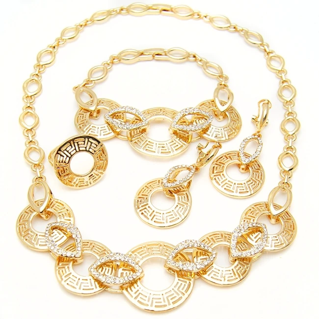 African New Fashion Designs 22k gold jewellery dubai