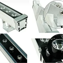 FedEXDHL 12 Вт Красный Зеленый Синий Желтый RGB теплый белый светодиодный настенный светильник светодиодный лампа для мытья стен открытый прожектор галогенный направленный вниз светильник