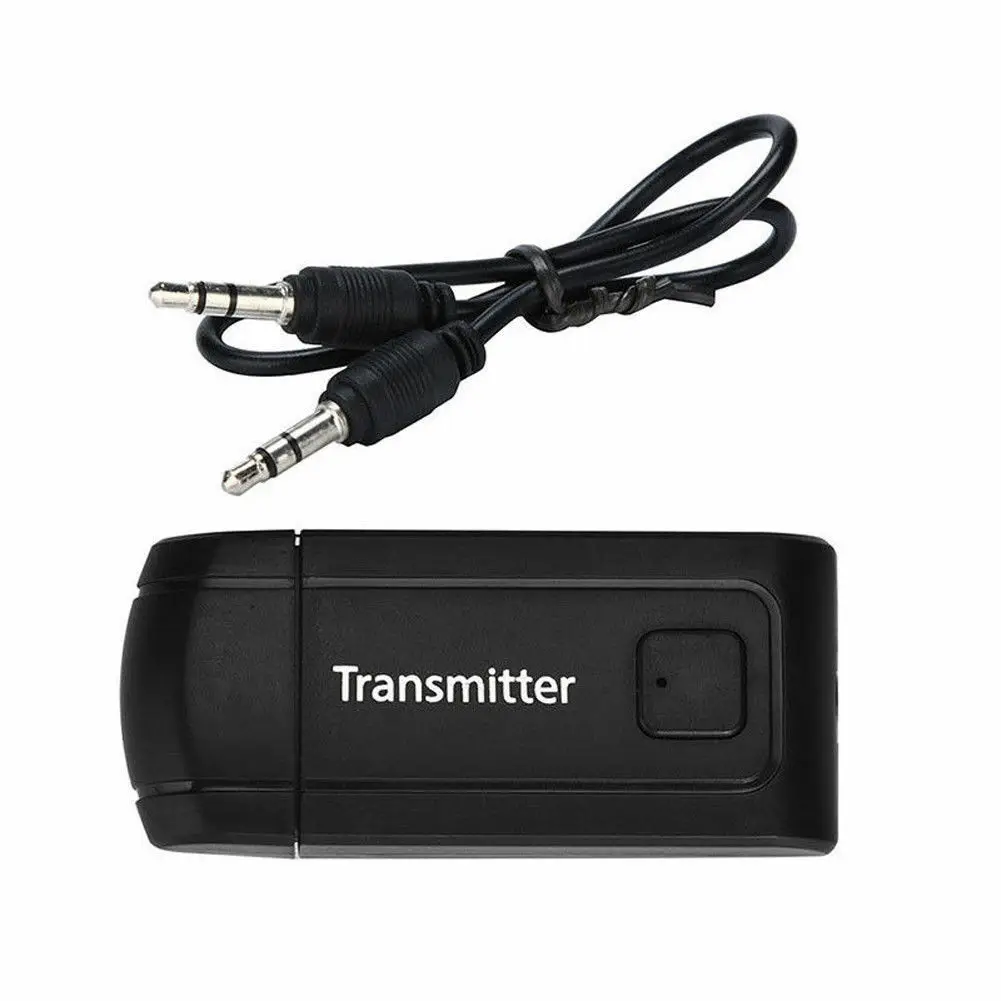 DC 12 В USB Bluetooth передатчик 6,6*2,7*0,9 см A2DP модуль 3,5 мм стерео адаптер Беспроводная Музыка черный