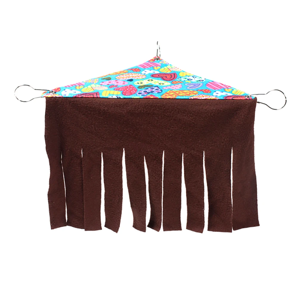  Small Pet's Tent Hideout Hideaway Hammock Hanging Bed Tassel Curtain Corner Nest Rest For Hedgehog 