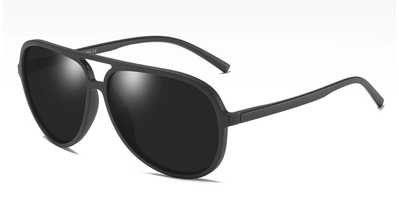 TR90 поляризационные солнцезащитные очки пилота для мужчин и женщин Модные Оттенки UV400 Винтажные Очки 45904